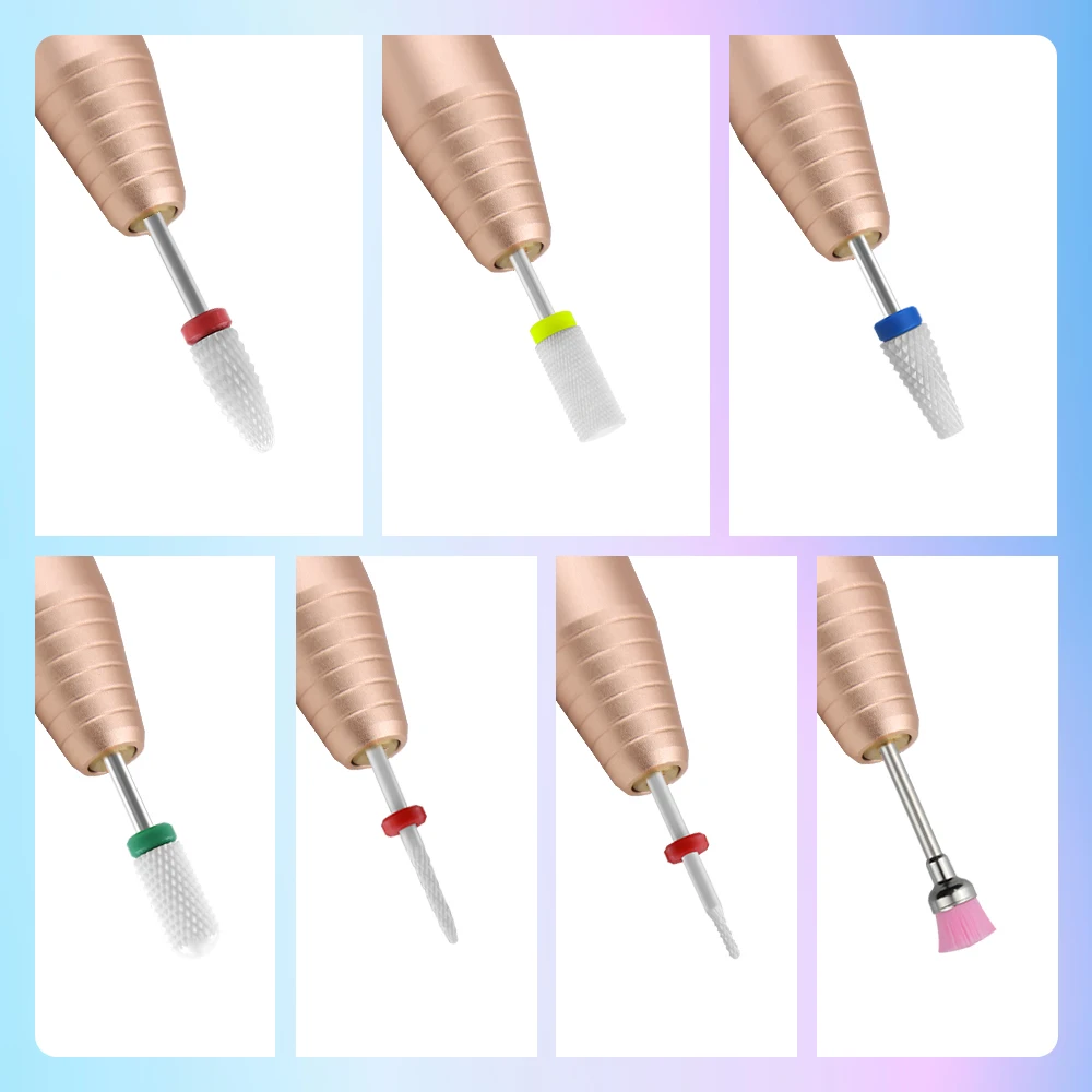 Карбидное сверло для ногтей керамические фрезы маникюра сверлильный станок