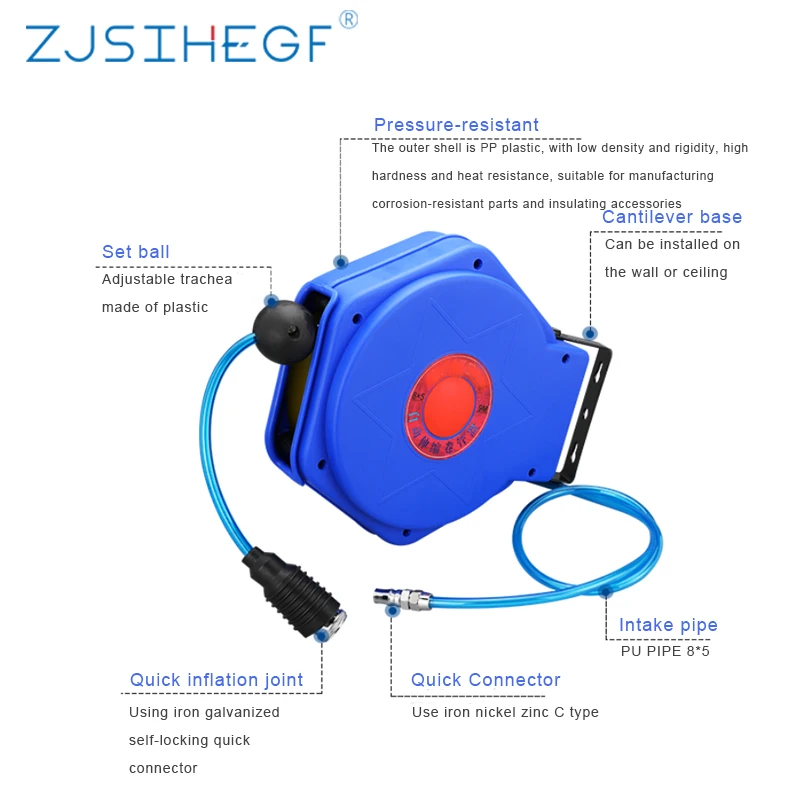 Пневматический шланг Pu 8*5/10*6 5/12/8 Автомобильная ветровая труба катушка пряжа