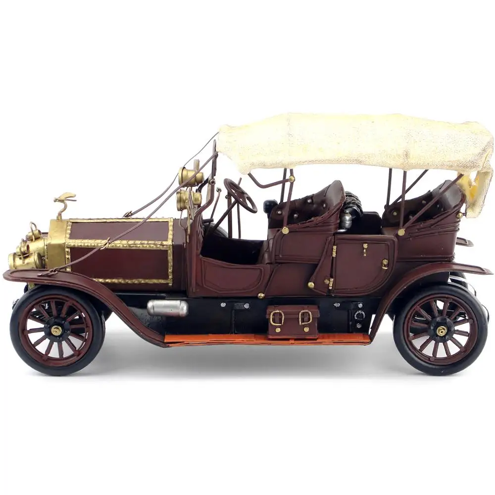 Античная классическая модель автомобиля Ретро винтажная кованая металлическая