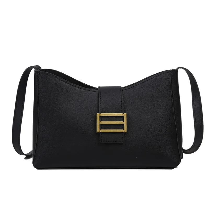 

Simple leisure niche design autumn and winter new fashion net red portable shoulder armpit bag women