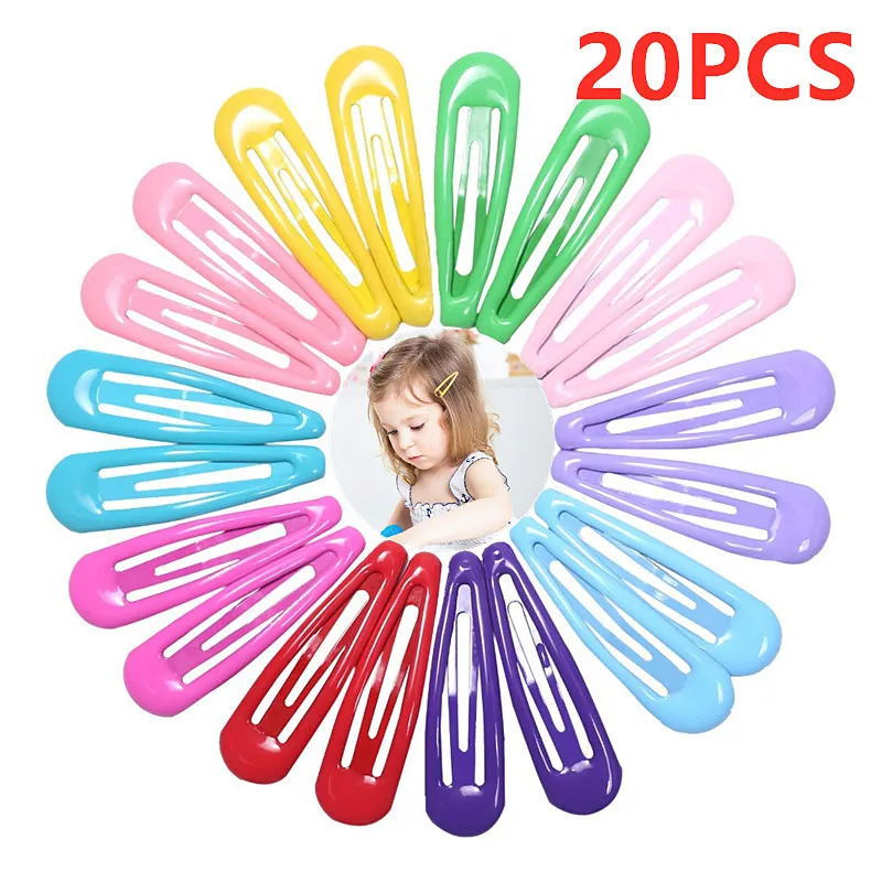 20 шт./компл. модные заколки для волос женщин одежда маленьких девочек с цветами и