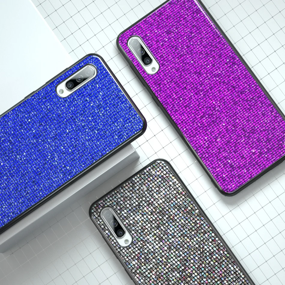 Блестящий чехол для Samsung Galaxy S11 S10 Plus A9 A7 A8 A6 2018 J8 J4 J6 A51 A71 A50 A70 A40 A30 S9 S8 силиконовая
