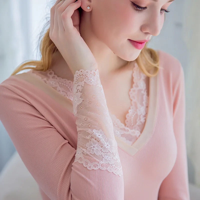 MECHCITIZ теплые кальсоны термобелье для женщин сексуальное хлопковое зимнее