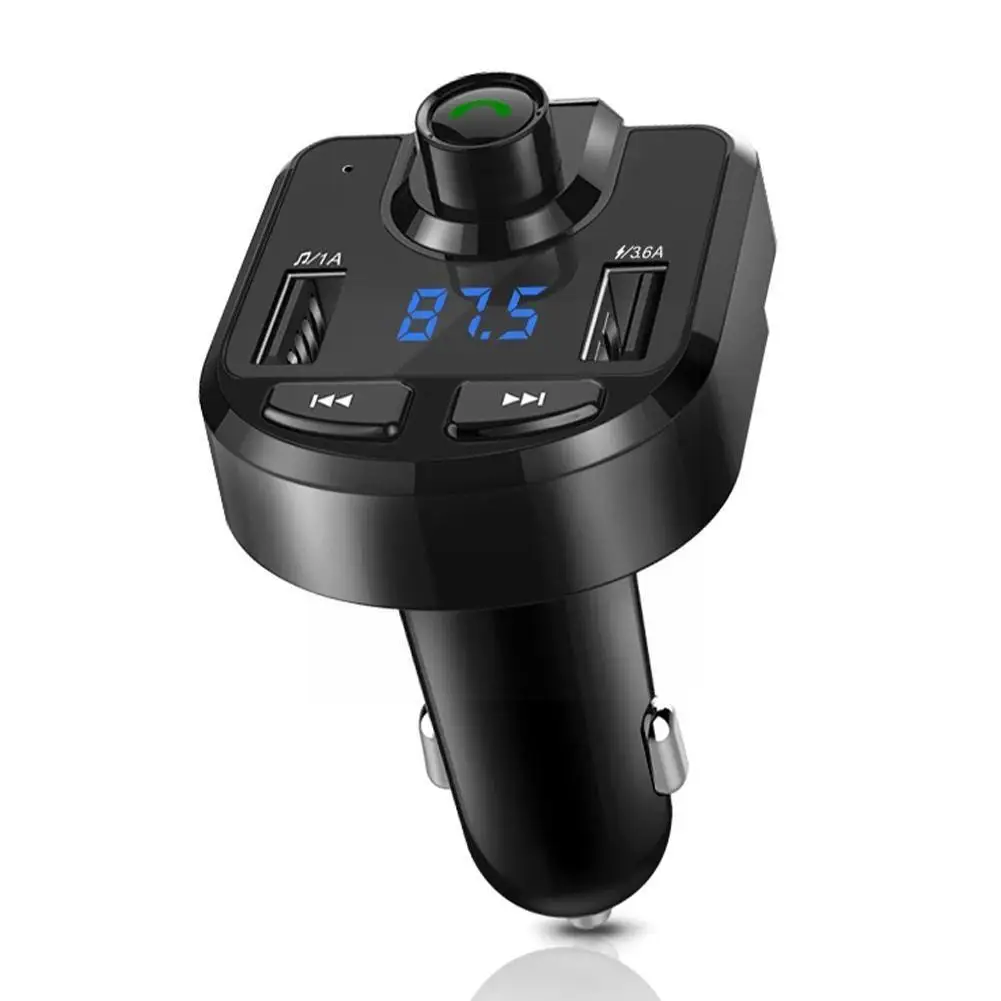 Bluetooth совместимый автомобильный комплект FM передатчик Громкая связь аудио радио