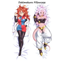 Goku Vegeta Bulma Cosplay Dakimakura Pillowcase Anime Body Pillow Male Waifu Peach Skin Kawaii Loli Girl Otaku Hug Pillow Cover (2)