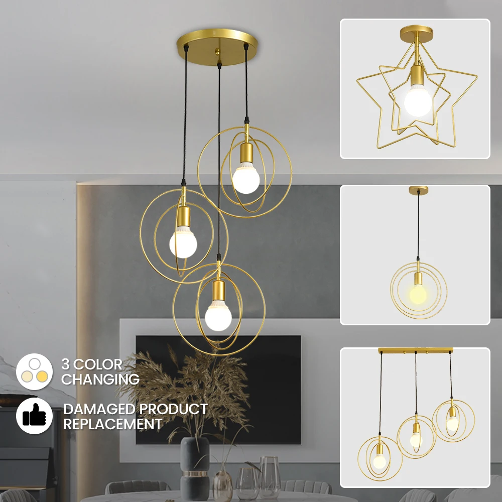 Modern Led Pendant Lights Living Room Hanging Lamp Ac 85-220v 12w Bedroom Study Pendant Light Cord Lamparas De Techo
