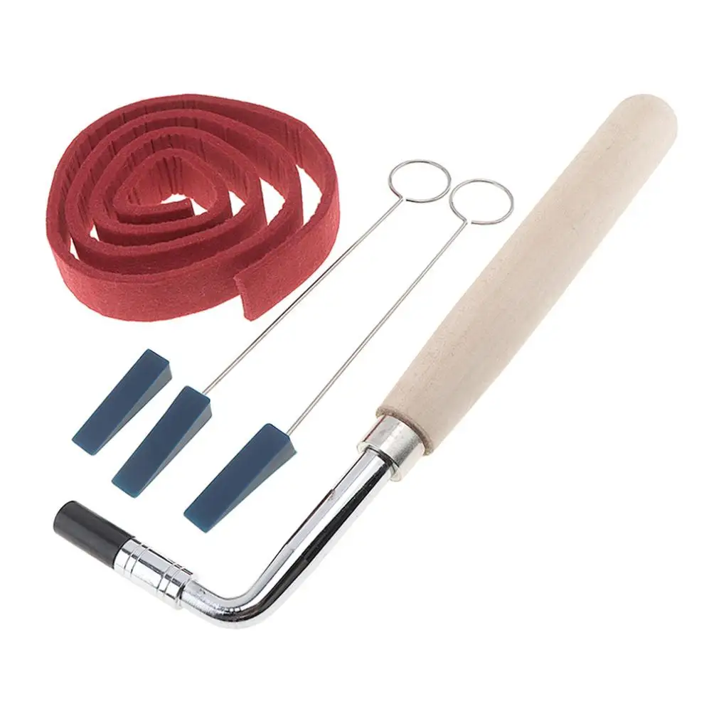 6 шт./компл. профессиональный набор инструментов для настройки пианино с черной