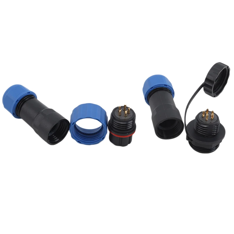 Водонепроницаемый Кабельный соединитель 2pin 3/4/5/6/7/9 Pin IP68 силовой кабель Разъем