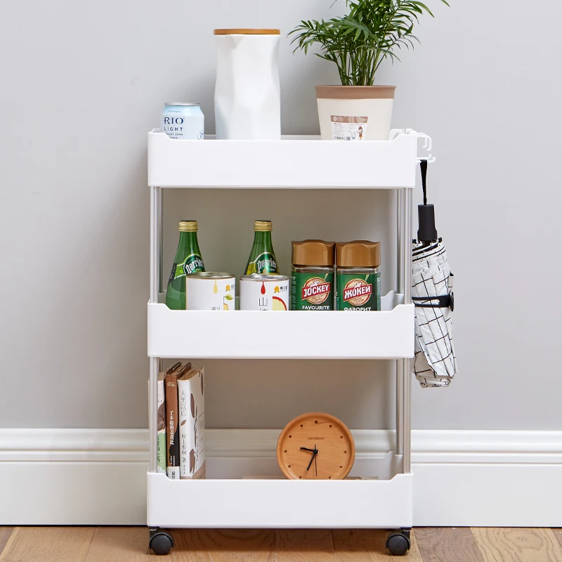 Съемный зазор стеллаж для хранения кухня песок коляска Гостиная Ванная комната