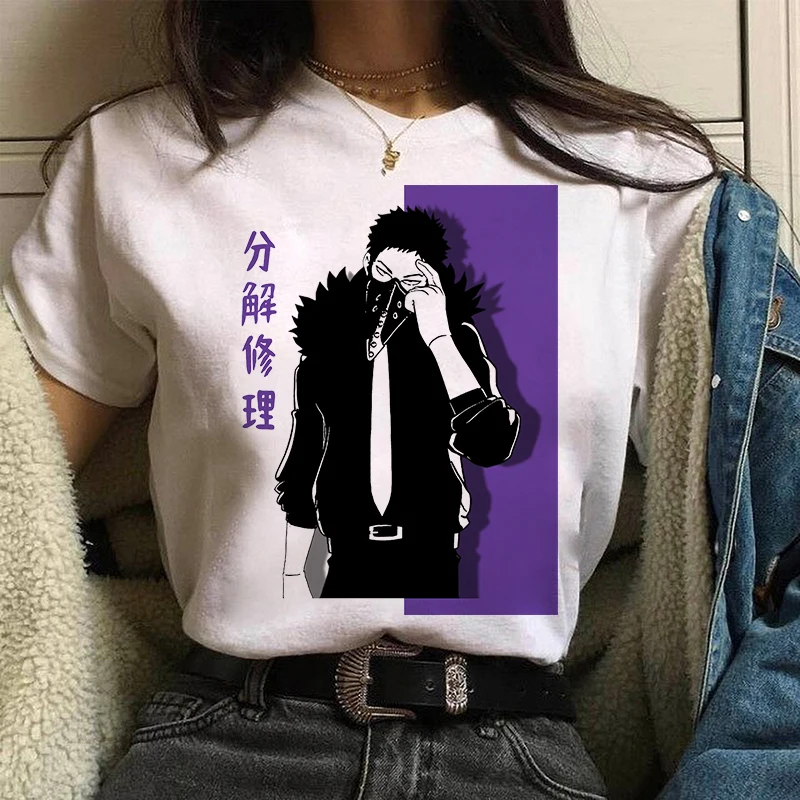 

Streetwear Kai Chisaki Anime Comics Top Oversized Cotton Japanese Graphic Printed Cartoon t shirt Tee Female/Man T-Shirt