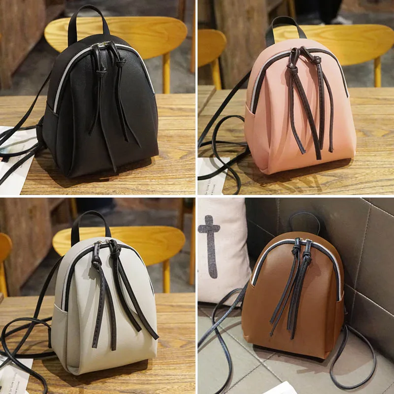 Новинка 2019 женская сумка через плечо маленький рюкзак двойная молния с