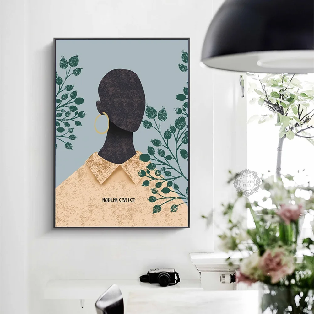 Плакаты и принты в скандинавском стиле современный простой модный цветок