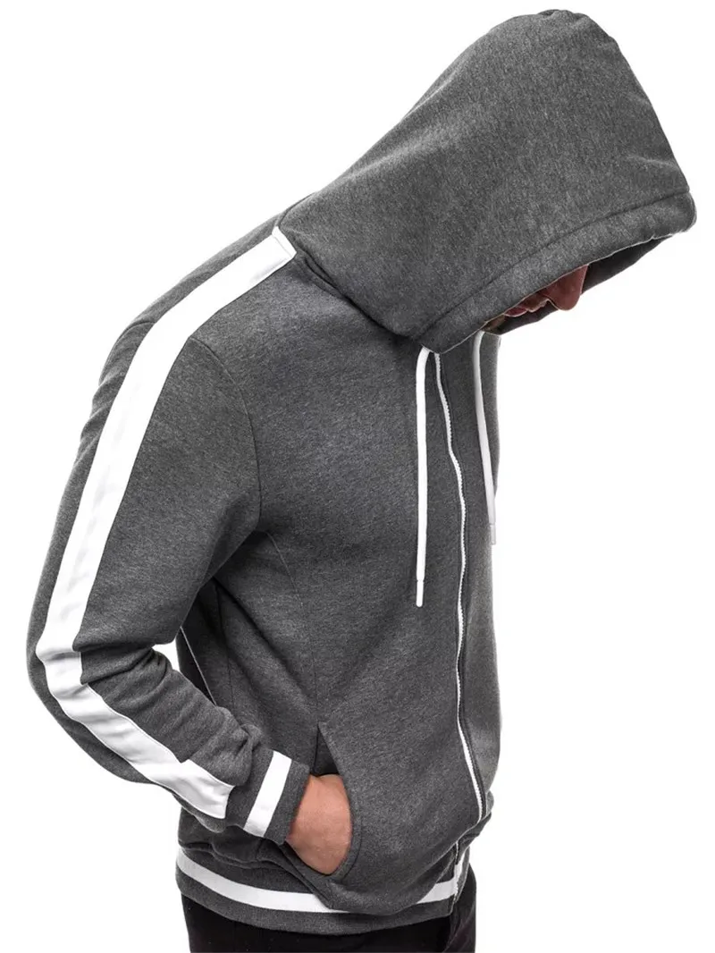 Женская Осенняя толстовка на молнии с капюшоном и кулиской мужские куртки