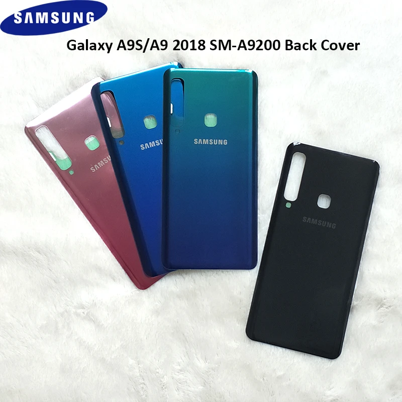 

Оригинальная задняя крышка батарейного отсека для Samsung Galaxy A9 (2018), задний корпус для SAMSUNG A9S, A920, A9200, Крышка батарейного отсека 6,3 дюйма