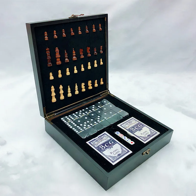 

Hot Top Quality Wooden Folding Magnetic Chess Set Solid Wood Chessboard Magnetic Pieces Entertainment Board Games Children Gifts