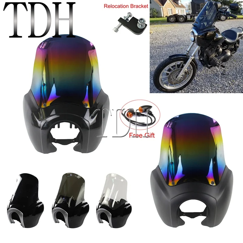 Иридиевый изготовленный на заказ обтекатель Головной фонарь для Harley Dyna Sportster