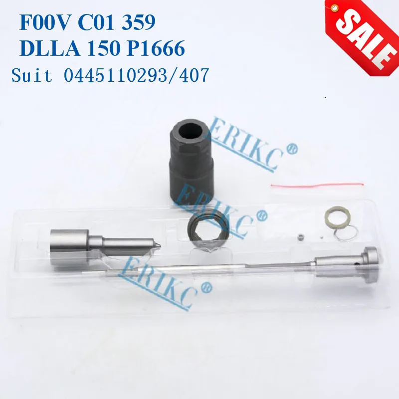 Форсунка топливной форсунки DLLA150P1666 Клапан F00VC01359 Ремкомплекты автоматического