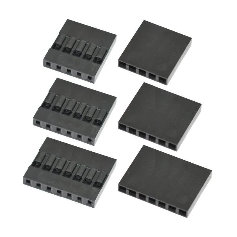 50/20 шт пластиковый корпус Dupont 1Pin 2Pin 3Pin 4Pin 7Pin 8pin 9pin 10pin 2 54 мм разъем