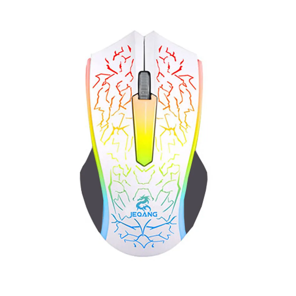 

Optical LED Gaming Mouse Adjustable DPI 2000DPI 2 Buttons For PC Laptop Rechargeable Mouse Silent LED Backlit Mice USB