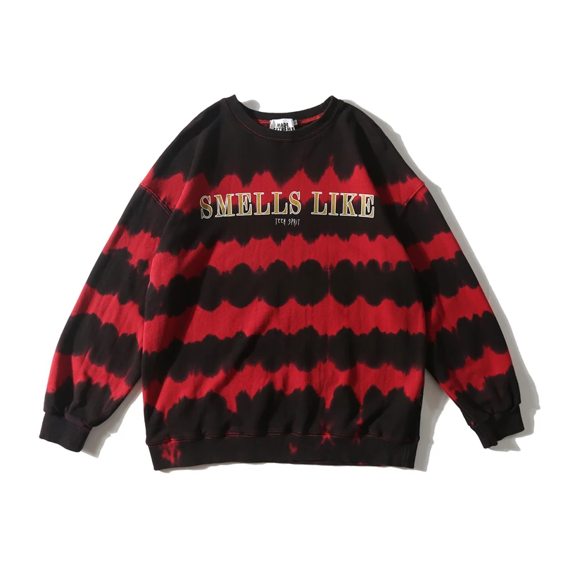 В стиле ретро в хип хоп Для мужчин толстовки с О образным вырезом Strieped узор