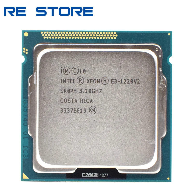 Процессор Intel Xeon E3 1220 V2 б/у процессор 3 1 ГГц 8 МБ 4 ядра 1333 МГц SR0PH LGA 1155|Процессоры| |