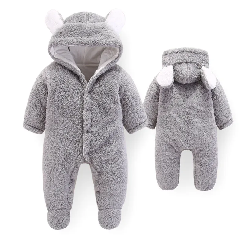 

0-12M Baby Winter Overalls For Baby Girls Costume Autumn Newborn Clothes Baby Rompers For Baby Boys Jumpsuit Infant Clothing