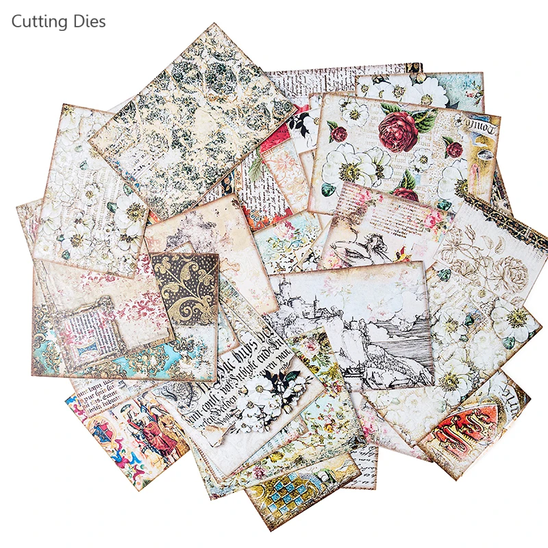 31 шт./лот оригами винтажная печатная бумажная наклейка s для скрапбукинга Diy Happy