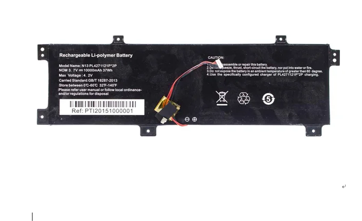 Westrock 10000mAh Сменный аккумулятор N13 PL4271121P * 2s с нашим экраном для Prestigio Visconte Ecliptica -