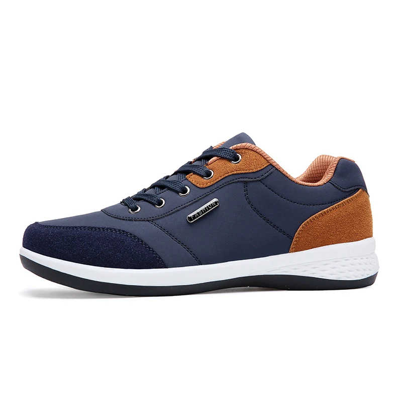 D415 Leather Men Shoes England Trend Casual Sneakers Italian Breathable Leisure Male Footwear Chaussure Homme |
