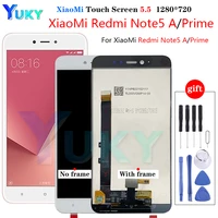 for xiaomi redmi note 5a mdg6 redmi note 5a prime mdg6s lcd display touch screen digitizer assembly redmi y1 y1 lite