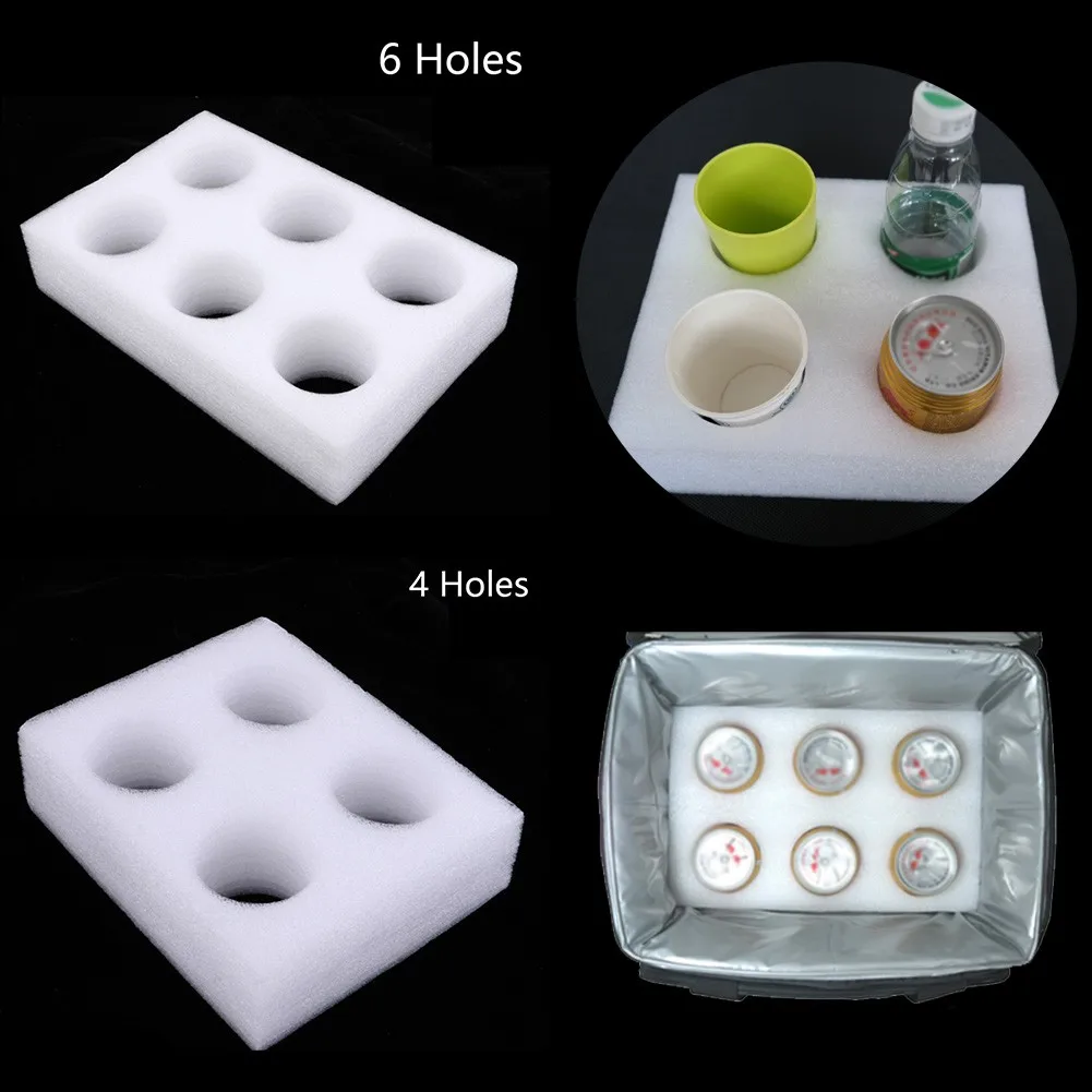 

Подставка для чашки с 6 отверстиями и 4 отверстиями, поднос для кофейной чашки, чайной чашки, пива может поддерживать 7 см EPE для кухни, кемпинг...