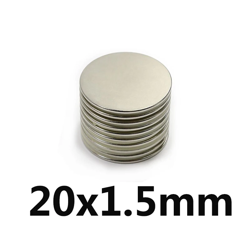 Диск 20x1 20x1,5 20x2 20x3 предмета в комплекте 20x4 20x5 20x10 20x15 20x20 20x30 диск мощный магнит Профессиональный неодимовый редкоземельный сильный N35