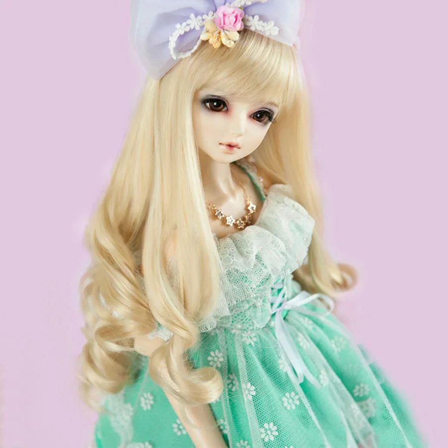 Bybrana Bjd кукла волосы высокого Температура волокна BJD парик аксессуары для куклы