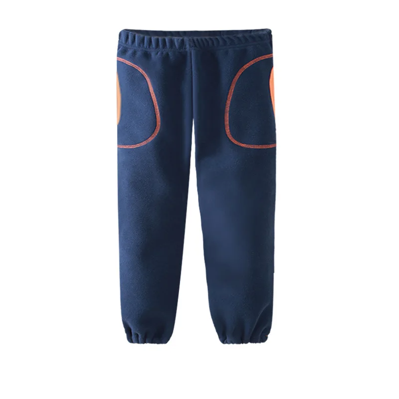 Зима 2019 штаны для девочек плотные теплые мальчиков флисовые детские