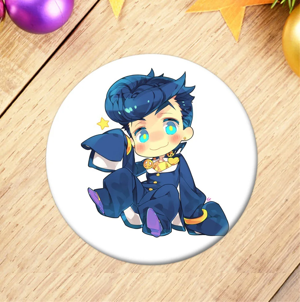 1 ; аниме «Jojo невероятное приключение значок косплея брошка мультфильм шпильки ювелирной коллекции Выпускной подарок рюкзаки кнопки для одежды - Окраска металла: 1
