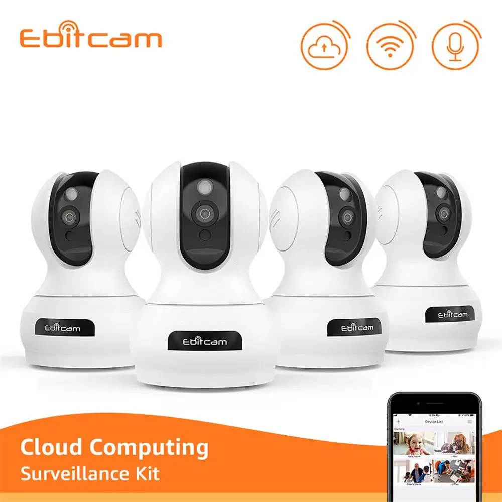 Беспроводная камера видеонаблюдения Ebitcam Wi Fi PTZ 1080p|Система наблюдения| |