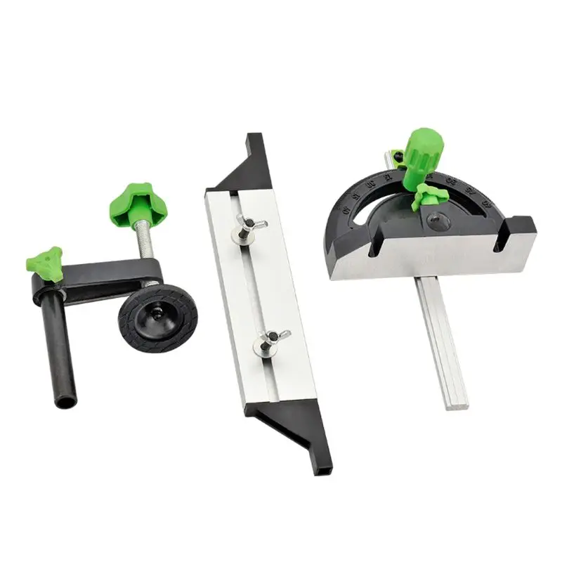 

Gauge And Box Joint Jig Kit With Adjustable Flip Stop Woodworking Tool