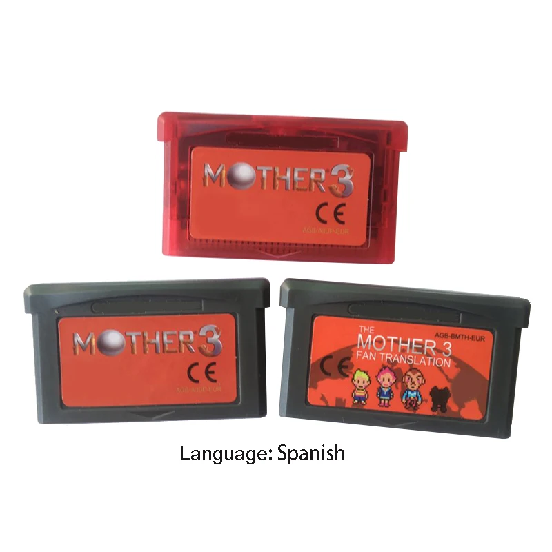 Mother1+2 Mother 3 Fan Translation ESP Language Memory Cartridge Card for 32 Bit Video Game Console Accessories