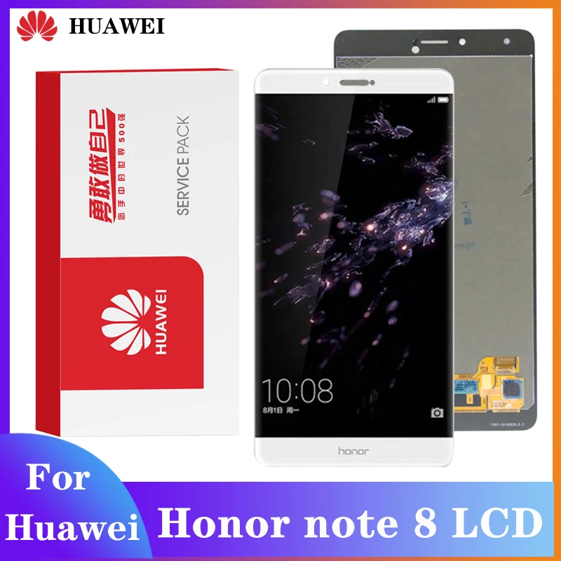 Оригинальный дисплей для Huawei Honor Note 8 сенсорный ЖК экран цифровой с рамкой V8
