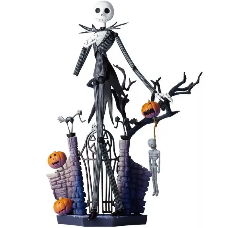 

Pumpkin King Jack Skellington PVC Movable Action Figure Toys Movie The Nightmare Before Christmas Collectible Action Figurine