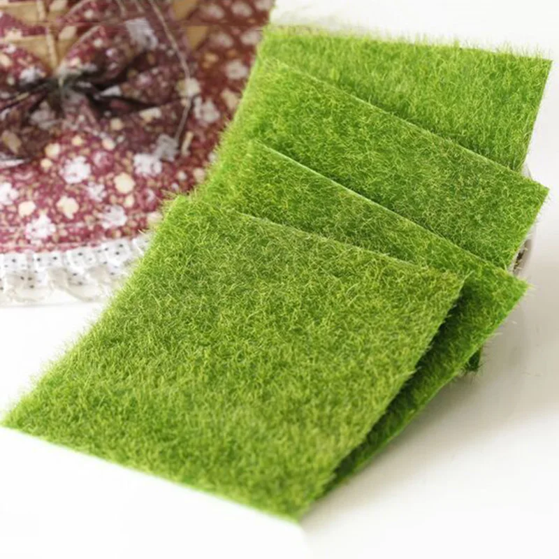 Искусственная трава 15 х15 см искусственное украшение сделай сам для сказочных