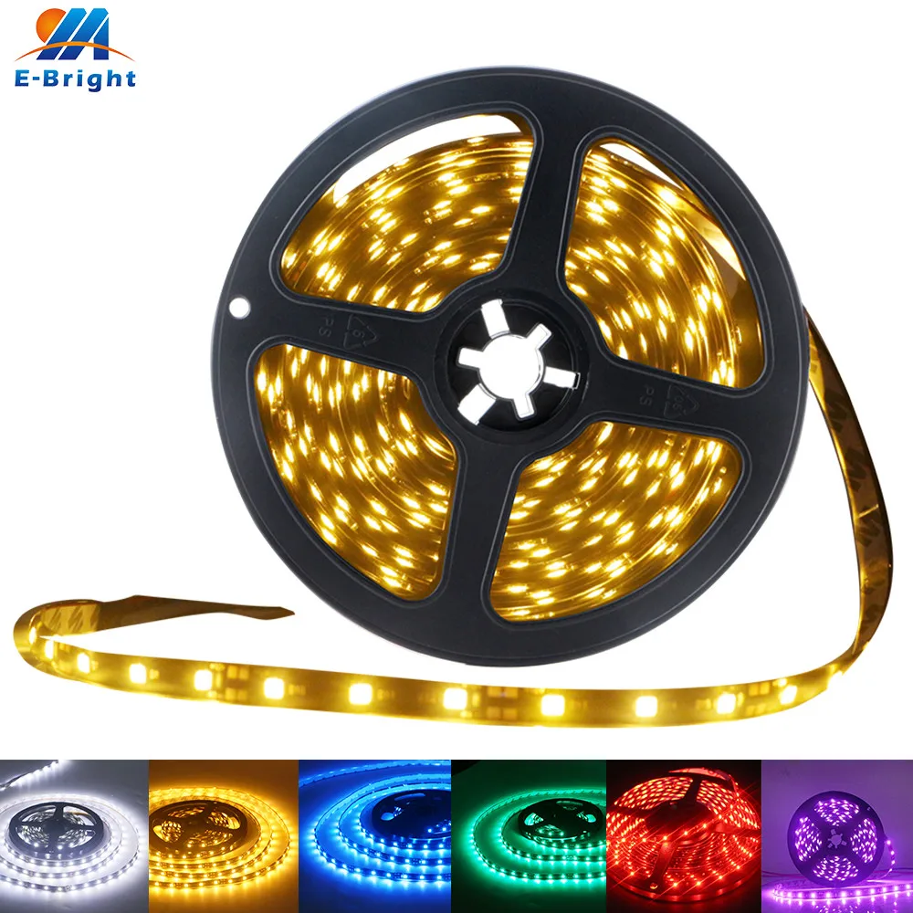 5 м DC 24V 3528 300 SMD 1210 супер яркий Светодиодные ленты светильник новогоднее