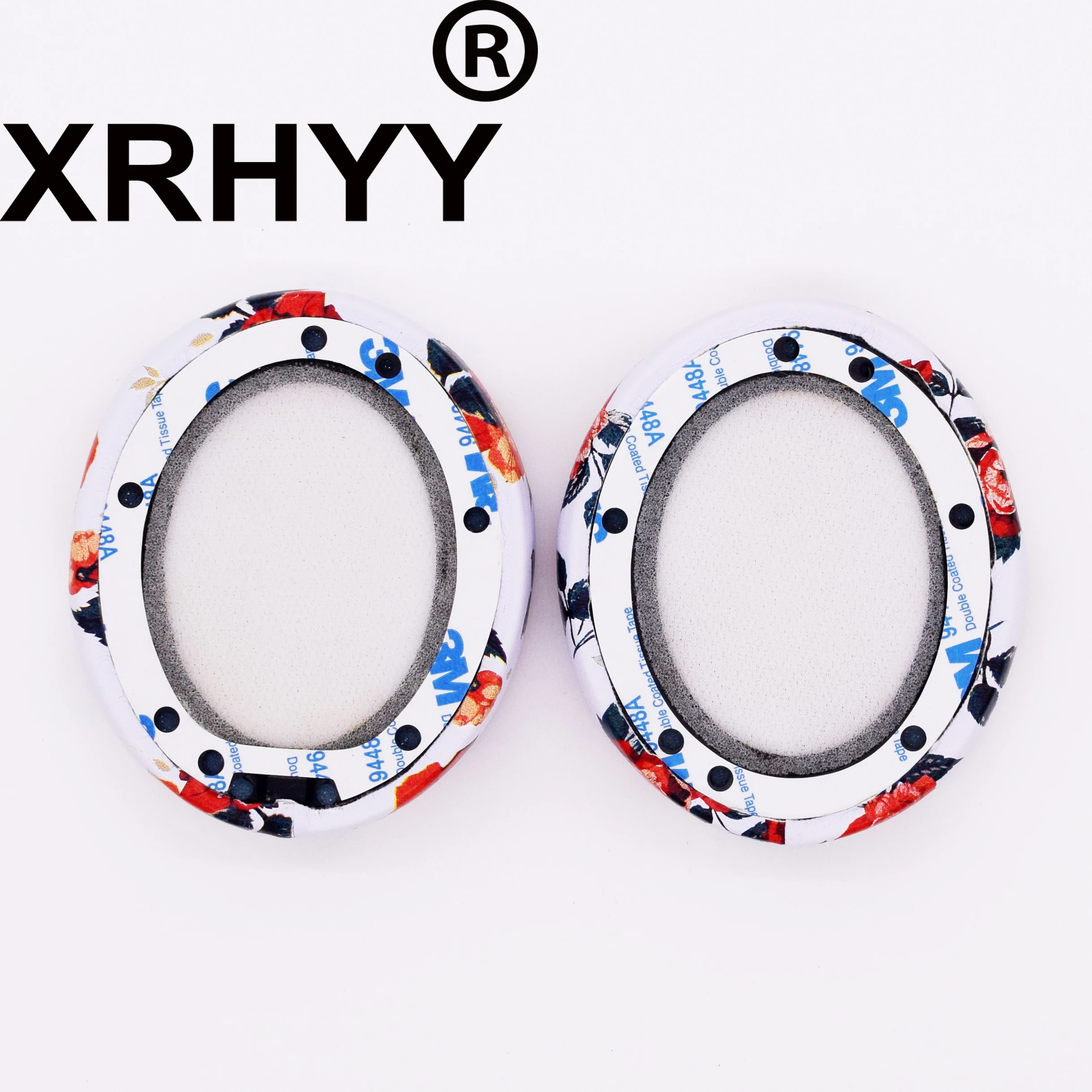 XRHYY сменная подушка для наушников для Beats Studio 2,0 Studio 2 Студио 3,0 Студио 3 Проводные/беспроводные Накладные наушники-белый цветок