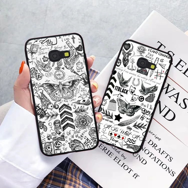 Силиконовый чехол с бабочками в стиле Гарри для Samsung A3 A5 A10S A30S A50S A6 Plus 2018 A7 A8 A9 A10 A30
