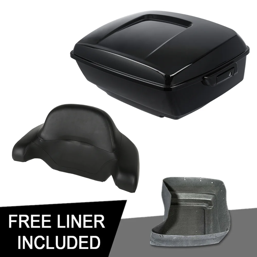 Мотоцикл King Pack багажник спинка для Harley Tour Pak Touring Electra Glide Road Street 2014 2020|harley trunk|tour pak