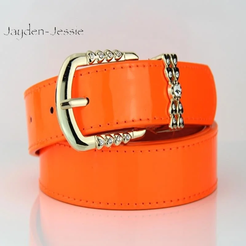 Летний новый женский ремень Алмазный патент кожаный пояс аксессуары для одежды