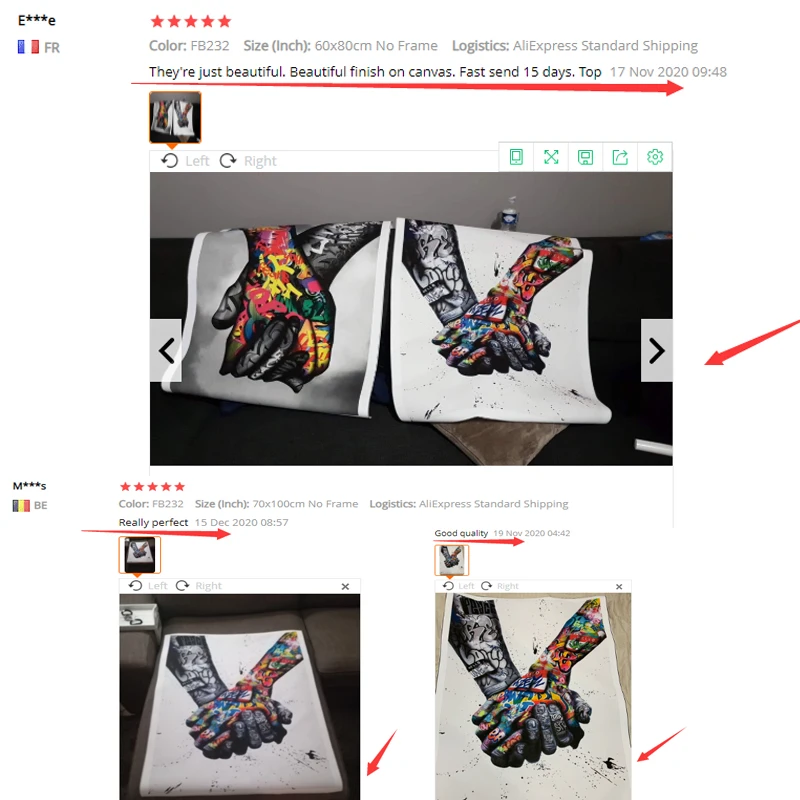 

Street Graffiti Art Canvas Painting Lover Hands Art Wall Posters and Prints Inspiration Artwork Picture for Living Room Decor