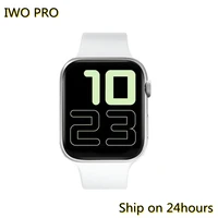 2021 no borders iwo 11 gps bluetooth smart watch 11 i7 smartwatch 44mm case for ios android heart rate blood pressure iwo 10