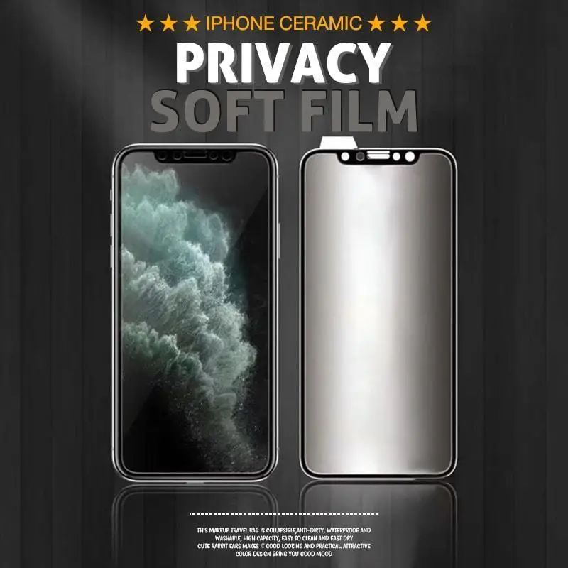 

for iPhone Ceramic Privacy Soft Film