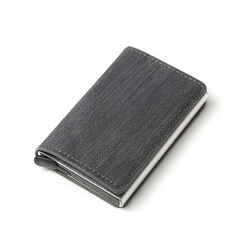 

Slim Metal Wallet Coin Purse Card Case Unisex Business Card Holder Men Women Credit Passport Card Bag ID Passport Card Wallet